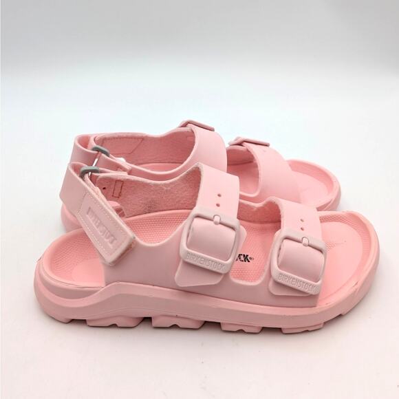 Birkenstock Mogami Kids Birko-Flor Sandals Icy Gentle Rose Size US2 EU33 - Picture 3 of 12